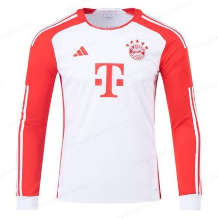 Jalkapallopaita Bayern Munich Kotipaita Long Sleeve Jalkapallo pelipaidat 23/24