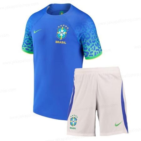 Jalkapallopaita Brasilia Vieraspaita Lapsille jalkapallo pakkaus 2022