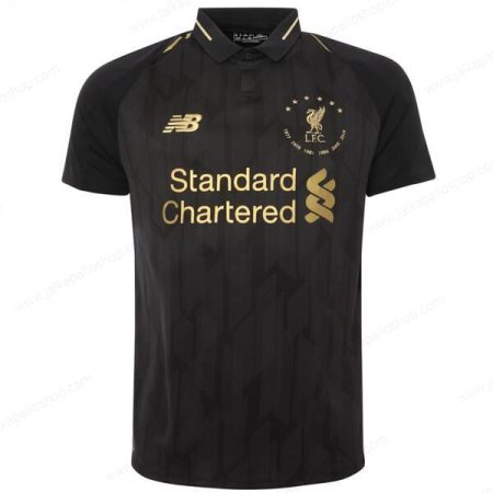 Jalkapallopaita Liverpool Musta 6 Time Euro Champions Jalkapallo pelipaidat 18/19