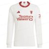 Jalkapallopaita Manchester United Kolmaspaita Long Sleeve Jalkapallo pelipaidat 23/24