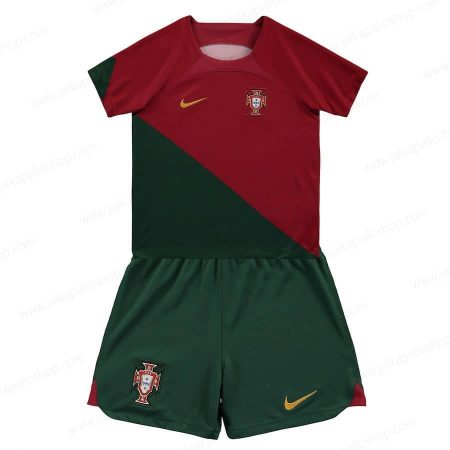 Jalkapallopaita Portugali Kotipaita Lapsille jalkapallo pakkaus 2022