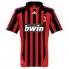 Jalkapallopaita Retro AC Milan Kotipaita Jalkapallo pelipaidat 07/08