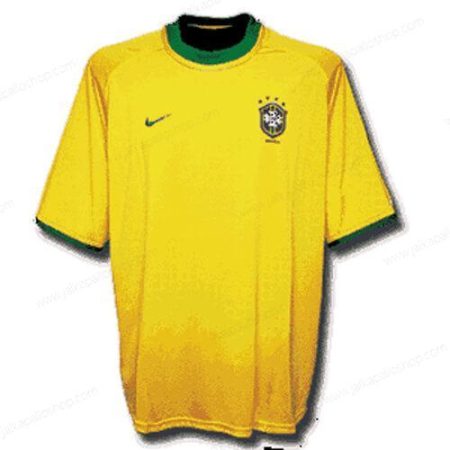 Jalkapallopaita Retro Brasilia Kotipaita Jalkapallo pelipaidat 2000