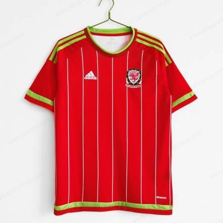 Jalkapallopaita Retro Wales Kotipaita Jalkapallo pelipaidat 2015