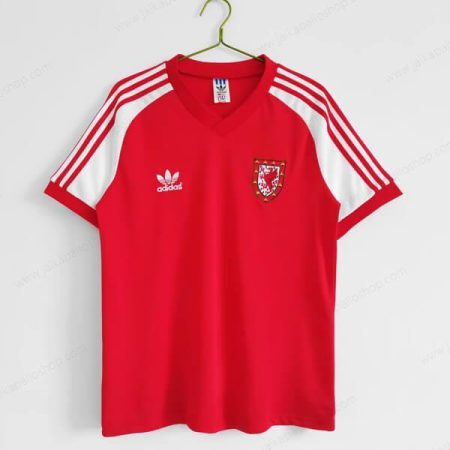 Jalkapallopaita Retro Wales Kotipaita Jalkapallo pelipaidat 82