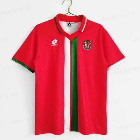 Jalkapallopaita Retro Wales Kotipaita Jalkapallo pelipaidat 96